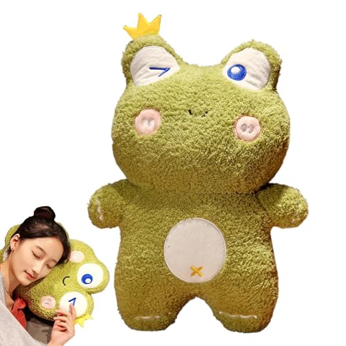 ETUCYNG Rana De Peluche,Rana De Peluche - Lindo coj&iacute;n de sof&aacute; Relleno para decoraci&oacute;n de...