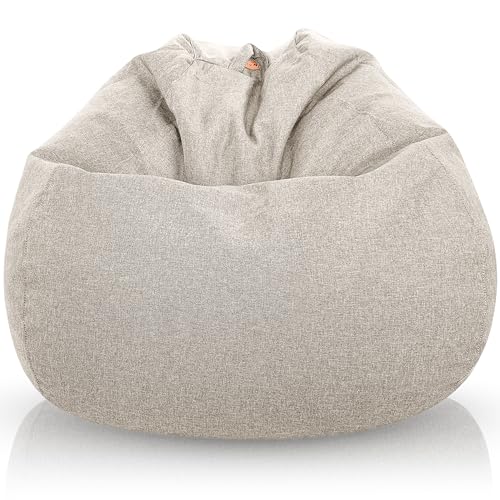 Aiire Sofa Puff Salon Moderno - [90x65] Sillon Puf Gigante XXL con Relleno Incluido para Habitacion...