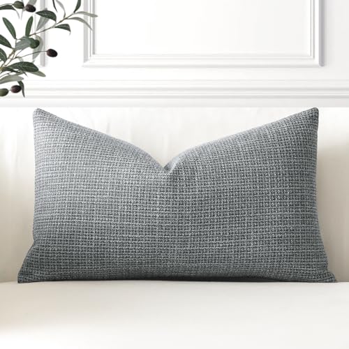 Artscope Juego de 1 Fundas de Cojines Decorativas Cuadradas de Lino 30 x 50 cm para Decoraci&oacute;n del...