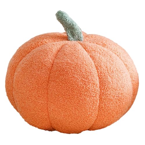 Gen&eacute;rico Almohada Decorativa Calabaza - Coj&iacute;n de Peluche con Forma de Calabaza para...