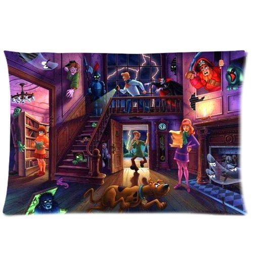 Custom Pillowcase With Scooby Doo and the Reluctant Werewolf Design Pillow Cases Cover...