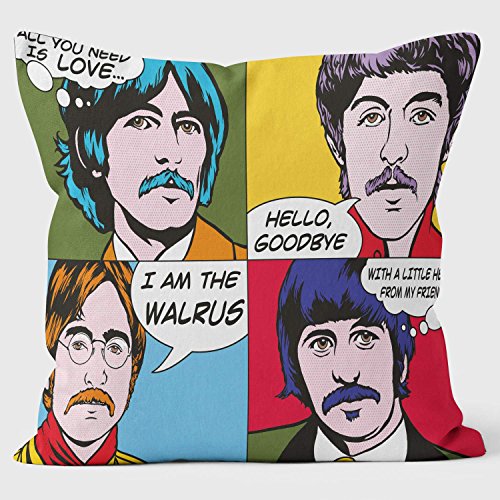 WELOVECUSHIONS The Beatles Group &ndash; Youngerman Arte Cojines