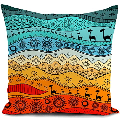 Fundas Cojines 40x40 cm etnicos africanos Telas Africana Accesorios Multicolor Cojines Sofa...