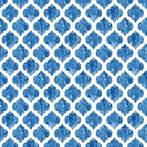 Kt KILOtela - Tela de loneta estampada digital - Retal de 100 cm largo x 280 cm ancho | Geom&eacute;trico....