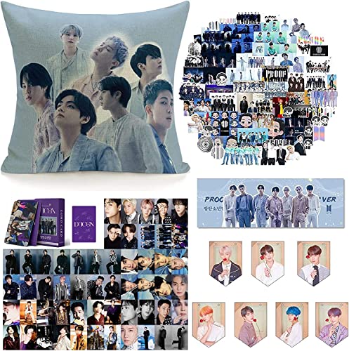 ZPPLD Kpop BTS Merchandise, juego de mercancía BTS, juego de regalo BTS, 1 funda de almohada BTS,...