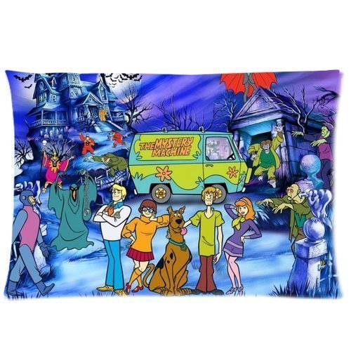 Green-Store Custom Scooby Doo Cartoon Design Home Decorative Pillowcase Pillow Case Cover 20*30 Two...